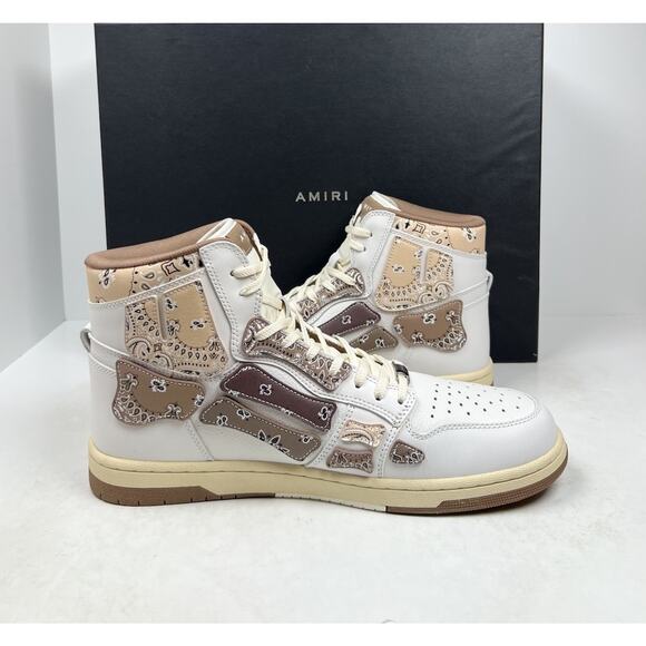 Size 47EU/14US - Amiri Skel Top Hi Bandana Brown Sneakers? NEW/RETAIL $650! main image 10